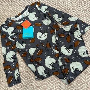 Posh Football Pajamas, 7/8y